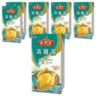 史雲生 湯底 清雞湯，靚雞熬足3小時，無添加，無激素，無防腐劑, 500ml, 6盒