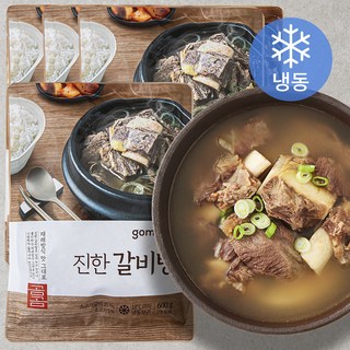 곰곰 더 진한 갈비탕 (냉동), 600g, 4개