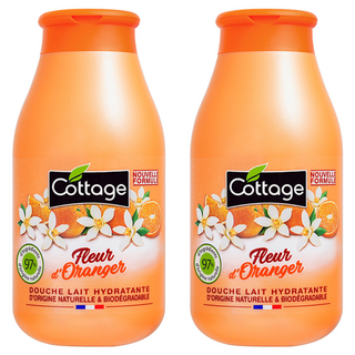 코티지 오렌지 블러썸 모이스처라이징 샤워밀크 바디워시, 2개, 250ml