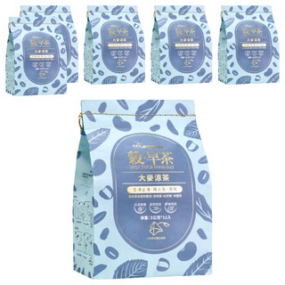 AWAStea 阿華師 大麥涼茶 三角立體茶包 Set, 生津止渴 降火氣 潤喉, 5g, 12包, 6袋