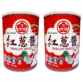 牛頭牌 紅蔥醬, 3kg, 2桶