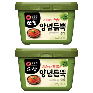 清淨園 Sunchang 蔬菜調味醬 500g - 韓式料理必備, 2盒