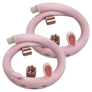 防蚊手環 兔子造型 粉色 兒童款, 植物精油手環 矽膠材質, 30.5g, 2盒