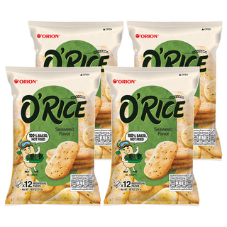 ORION 好麗友 O'RICE 米餅 海苔口味, 95.4g, 4袋