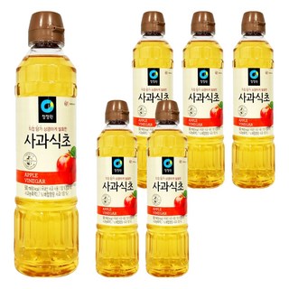 清淨園 韓國蘋果醋 料理用 500ml, 6瓶