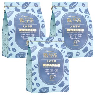 AWAStea 阿華師 大麥涼茶 三角立體茶包 Set, 生津止渴 降火氣 潤喉, 5g, 12包, 3袋