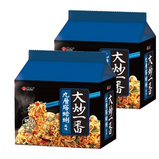 維力 大炒一番 九層塔蛤蜊風味麵 85g, 8包