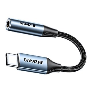 山澤Type-C轉3.5mm音源轉接線 HiFi音質DAC晶片 耳機轉接頭 鋁合金, 6941418939640, 1條