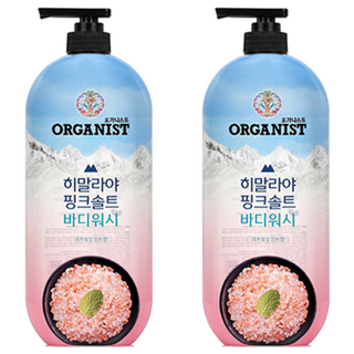 히말라야핑크솔트 풍성한 거품 산뜻한 바디워시 민트향, 900g, 900ml, 2개