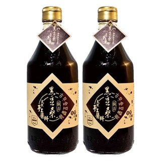 黑豆桑 天然極品古早金豆醬油，傳統工藝，品質保證，純正風味, 550ml, 2瓶