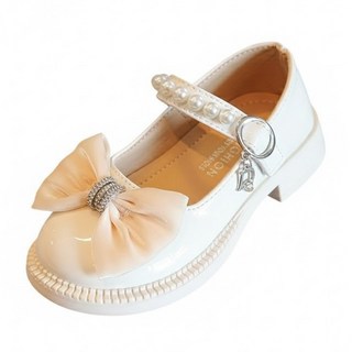 Yubly 女童莉絲珍皮鞋 演奏會花童婚禮鞋