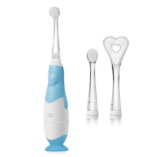 oa Clean-e Penguin兒童音波電動牙刷 藍色, OOT-006BL, 1個