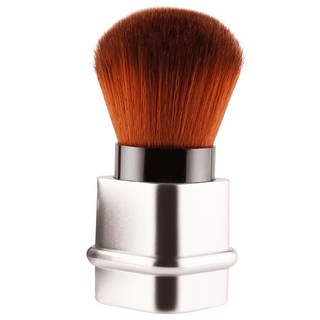 攜帶式方形伸縮腮紅刷, 銀色, 1個