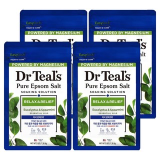 Dr.Tills 純瀉鹽浸泡液, 1.36kg, 4包