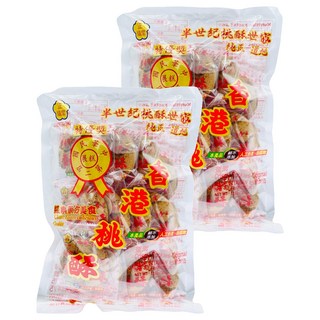 正福堂 香港桃酥, 酥脆口感，獨立包裝, 300g, 2袋