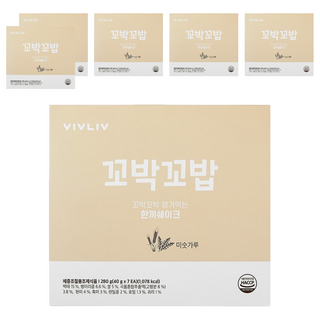 VIVLIV 蛋白奶昔粉 麵茶穀物口味, 280g, 6盒