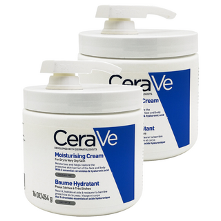CeraVe 適樂膚 長效潤澤修護霜 附壓頭, 454g, 2瓶
