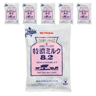 UHA 미카쿠도 토쿠노 밀크 캔디 8.2, 115g, 6개