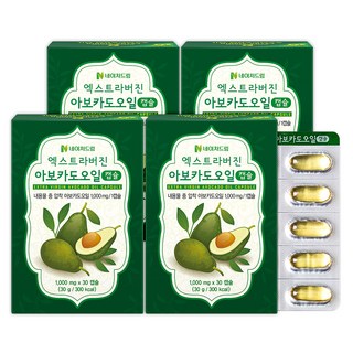 Nature Dream 特級初榨鱷梨油膠囊營養 30p, 4盒, 30g