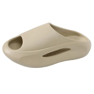 bebehome 舒適厚底時尚外出拖鞋, 40~41cm, 卡其色