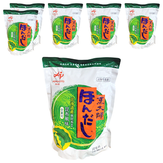 HONDASHI 烹大師 味之素 昆布風味調味料，日本原裝進口 北海道產真昆布使用, 500g, 6包