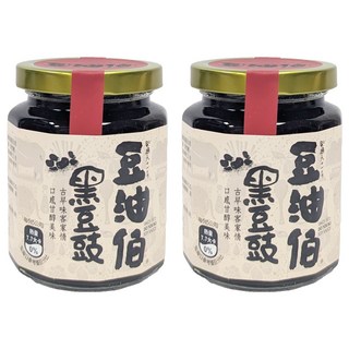 豆油伯 黑豆豉, 古早味客家美味，280g, 2罐