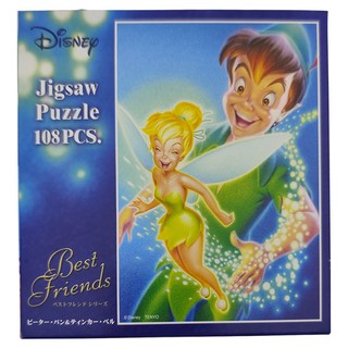 Tenyo 小精靈拼圖 Set 彼得·潘與小叮噹, 108片, 多色, 1盒