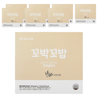 VIVLIV 蛋白奶昔粉 麵茶穀物口味, 280g, 8盒