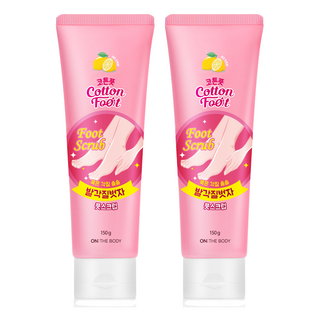 온더바디 코튼풋 발 각질벗자 풋스크럽, 1개입, 2개, 150g