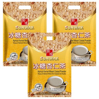 鄉味 冰糖杏仁茶 富含多種膳食纖維 早餐/點心/宵夜好良伴, 30g, 10包, 3袋