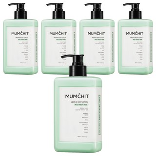 멈칫 멜팅 바디로션 페일그린 허브향, 400ml, 5개