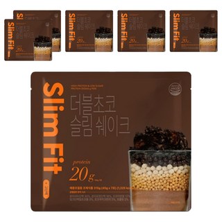 雙倍巧克力美體奶昔 7包入, 6袋, 315g