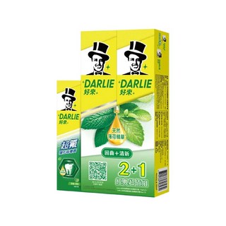 DARLIE 好來 超氟強化琺瑯質牙膏 175g 2條 + 50g, 400g, 1組