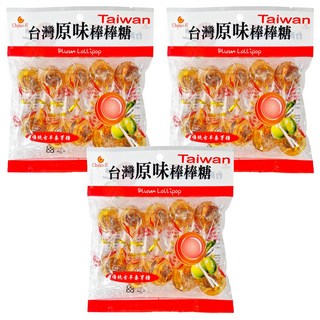 Chiao-E 巧益 台灣原味小梅棒, 140g, 3袋