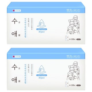 Sauber Sooae 洗手液紙巾, 100入, 2個