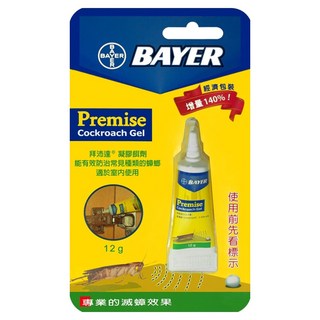 BAYER 拜耳 Premise 蟑螂凝膠餌劑, 12g, 1支