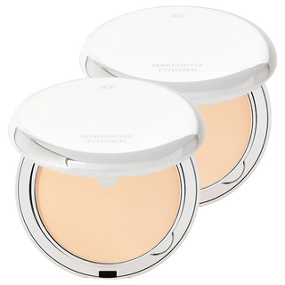 3CE 定妝蜜粉餅, SOFT MEDIUM 健康色, 9g, 2個