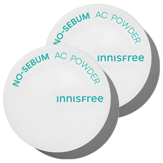 INNISFREE 無油無慮真心保濕蜜粉 5g, 單色, 2罐