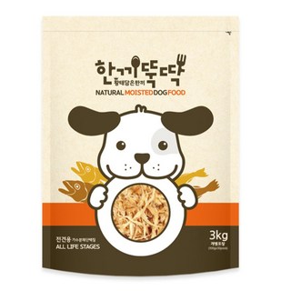 한끼뚝딱 전연령 강아지 황태담은 소프트사료, 황태+소