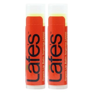 Lafes 純自然護唇膏, 柑橘檸檬, 4.25g, 2支