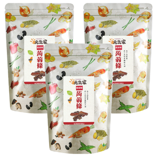 元氣家 高纖黑胡椒蒟蒻條, 200g, 3包