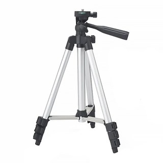 E-books N66 四段伸縮鋁合金直播三腳架 360度雲台 適用於相機/手機, E-IPB164, 黑色, 1盒