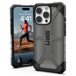 UAG 耐衝擊經典保護殼, 三層安全防護, 鏡頭孔位邊框加高, 雙吊繩孔, iPhone 16 Pro (2024) 適用, 透黑色, 1個
