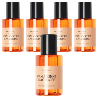 Asoyoon Spamansion系列 Black Rose 身體按摩油, 100ml, 5瓶