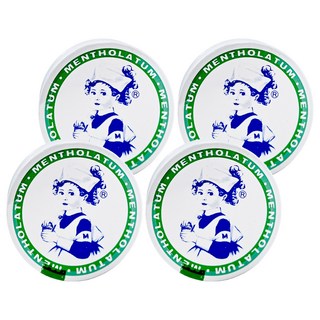 MENTHOLATUM 曼秀雷敦 軟膏, 4個, 12g