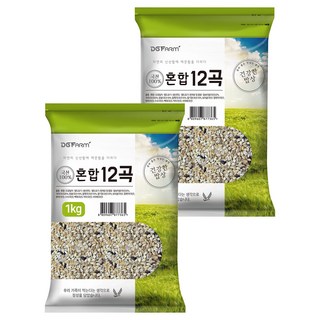 건강한밥상 국산 혼합 12곡, 1kg, 2개