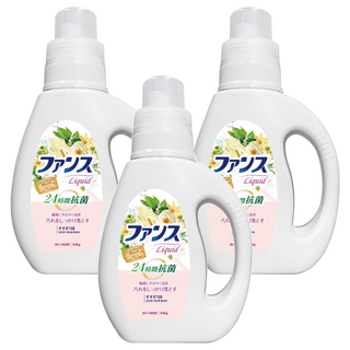 第一石鹼 花果香洗衣精 24小時抗菌 潔淨去污垢 柔軟蓬鬆, 800g, 3瓶