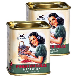 EL AVION 香料航家 天然經典紅椒粉 復刻限量版，75g, 2罐