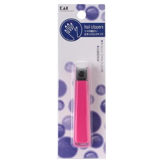 KAI 貝印 指甲剪 HL-0601 S, 桃紅, 1個