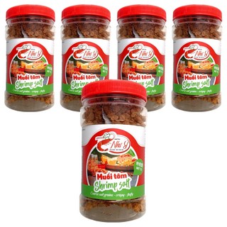 如意 蝦鹽 特粗鹽 150g (越南蝦鹽/沾水果/調味), 5罐